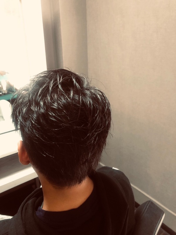 【薩摩川内市の美容室トゥールトロー】黒髪メンズショートのサムネイル
